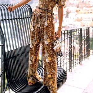 NWT Spell Bianca Wide Leg Pants